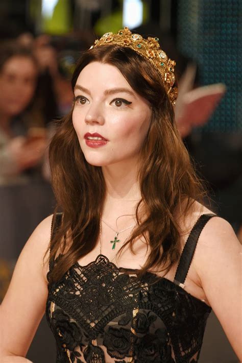 anya taylor-joy with brown hair|More.